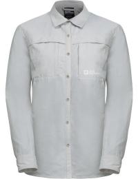 Jack Wolfskin Women's Barrier Long Sleeve Shirt Cool Grey