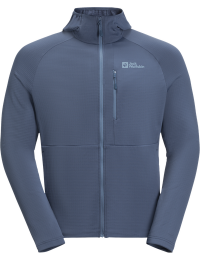 Jack Wolfskin Men's Kolbenberg Hooded Full Zip Evening Sky