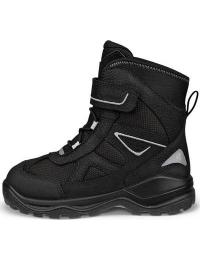 Ecco Kids' Snow Mountain 1s Waterproof Black/Black/Black