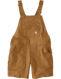 Carhartt Women's Relaxed Fit Canvas Shortall Carhartt Brown