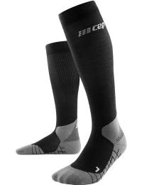 CEP Women's Hiking Light Merino Tall Compression Socks Black