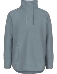 Johaug Women's Fusion Pile Oversized Henley Green/blue