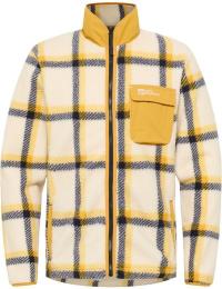 Jack Wolfskin Men's Felslicht Check Jacket Panna Cotta