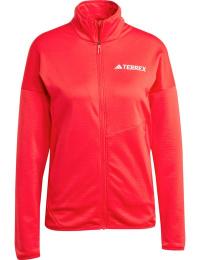 Adidas Women's Terrex Xperior Climawarm Light Fleece Jacket Pure Ruby