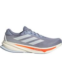Adidas Men's Supernova Rise 2  Silver/Zero Metallic/Impact Orange