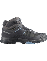 Salomon Women's X Ultra 5 Mid GORE-TEX Asphalt / Castlerock / Brunnera Blue