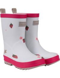 Lindberg Kids' Sjövild Rubber Boot White/pink
