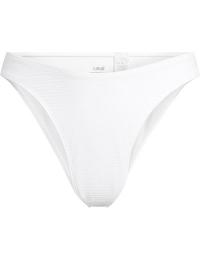 Casall Women's Waffle High Leg Bikini Bottom White