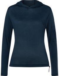 super.natural Women's Relax Light Pocket Hoodie Blueberry