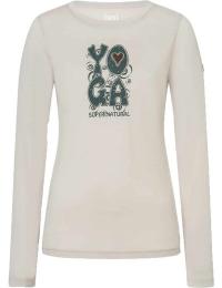 super.natural Women's Heart Of Yoga Longsleeve Silver Lining/various