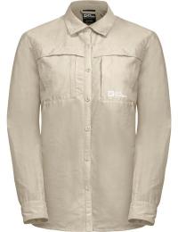 Jack Wolfskin Women's Barrier Longsleeve Shirt Stone