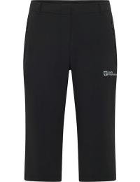 Jack Wolfskin Women's Hikeout 3/4 Pants Black