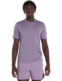 New Balance Men's Athletics T-Shirt Candied Violet Heather