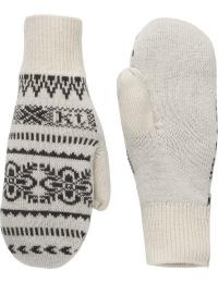 Kari Traa Women's Selma Knit Mittens Off White