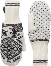 Kari Traa Women's Saga Knit Mittens Off White