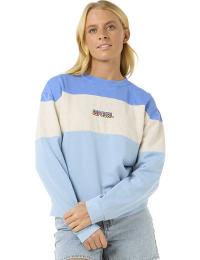Rip Curl Women's Las Dalias Colourblock Crew Oatmeal Marle