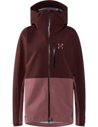 Haglöfs Women's Alper Proof Jacket Maroon Trail / Misty Mauve