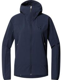 Haglöfs Women's Rosson Softshell Hood Tarn Blue