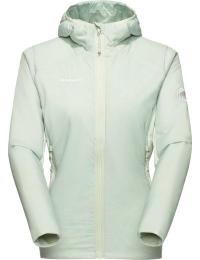 Mammut Women's Rime Air In Hybrid Hooded Jacket Silver Sage
