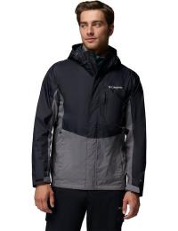 Columbia Men's Pouring Adventure III Jacket  Black, City Grey