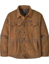 Patagonia Men's Lightweight Insulated Fjord Flannel Shirt Defend: Deer Brown