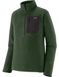 Patagonia Men's R1 Air Fleece Zip-Neck Treeline Green