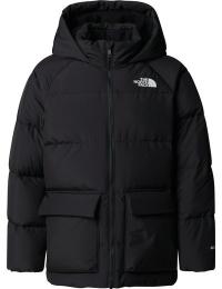 The North Face Teens' North Down Fleece-Lined Short Parka TNF Black