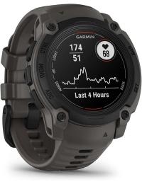 Garmin Instinct E, 40 Mm Black Bezel With Charcoal Band