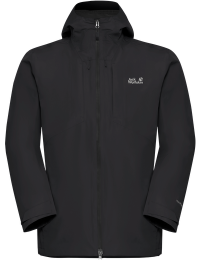 Jack Wolfskin Men's Icecape 3in1 Down Jacket Black