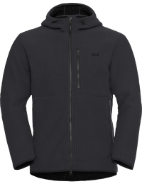 Jack Wolfskin Men's Lake Ridge Hooded Jacket Black