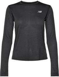 New Balance Women's RC Essential Long Sleeve Black Heather