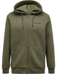 Peak Performance Men's Original Small Logo Zip Pine Needle