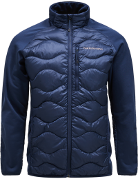 Peak Performance Men's Helium Down Hybrid Jacket Blue Shadow