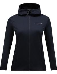 Peak Performance Women's Light Zip Hood Black