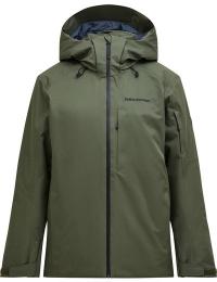 Peak Performance Men's Maroon Insulated Jacket Pine Needle