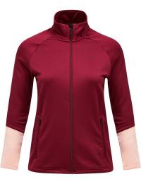 Peak Performance Women's Rider Essentials Zip Jacket Vertical Zenith/peach Fuzz/
