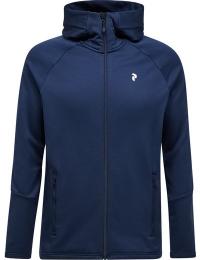 Peak Performance Men's Rider Essentials Zip Hood Blue Shadow/Blue Shadow