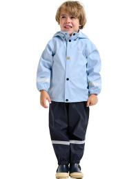 Didriksons Kids' Slaskeman Set 4 Light Sea Blue