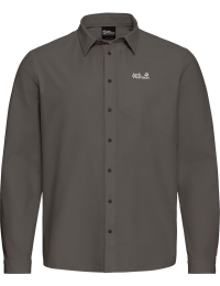Jack Wolfskin Men's Prelight Suncool Ls Shirt Flint