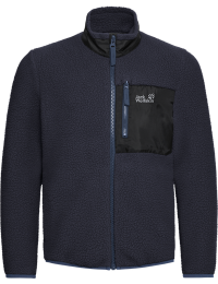 Jack Wolfskin Kids' Lite Curl Fz Dark Navy