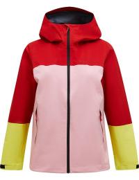 Peak Performance Women's Trail Hipe Shell Jacket Red Pompeian