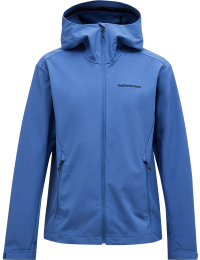 Peak Performance Men's Explore Softshell Hood Jacket Summit Sky