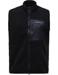 Peak Performance Men's Naturerush Pile Vest Black