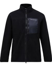 Peak Performance Men's Naturerush Pile Zip Jacket Black