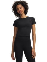 Under Armour Women's Motion Mesh Short Sleve Black