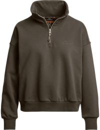 Parajumpers Women's Zendaya Half-Zip Sweat Olive Grey