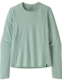 Patagonia Women's Long Sleeved Capilene Cool Sun Shirt Thermal Blue - Thin Ice X-dye
