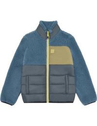 Color Kids Kids' Fleece Jacket With Quilt Coronet Blue