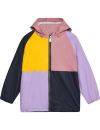 Color Kids Kids' Rain PU Jacket Colorblock Foxglove
