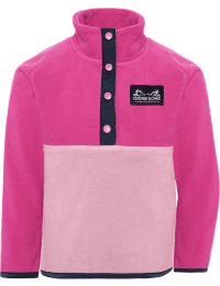 Didriksons Kids' Monte Half Button Cactus Pink